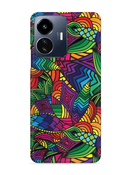 Abstract Multicolor Seamless Snap Case for Iqoo Z6 Lite