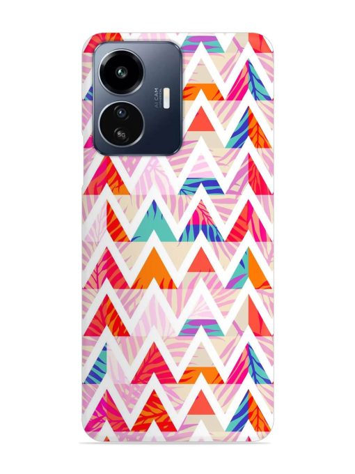 Abstract Triangle Background Snap Case for Iqoo Z6 Lite