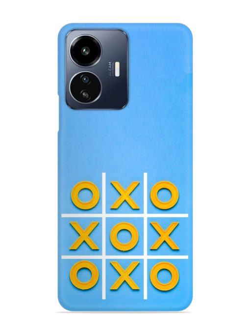 Yellow Plastic Crosses Snap Case for Iqoo Z6 Lite