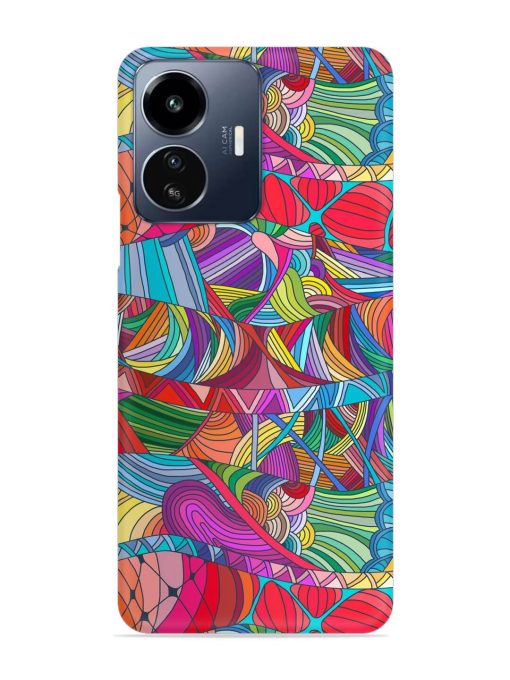 Seamless Patterns Hand Drawn Snap Case for Iqoo Z6 Lite