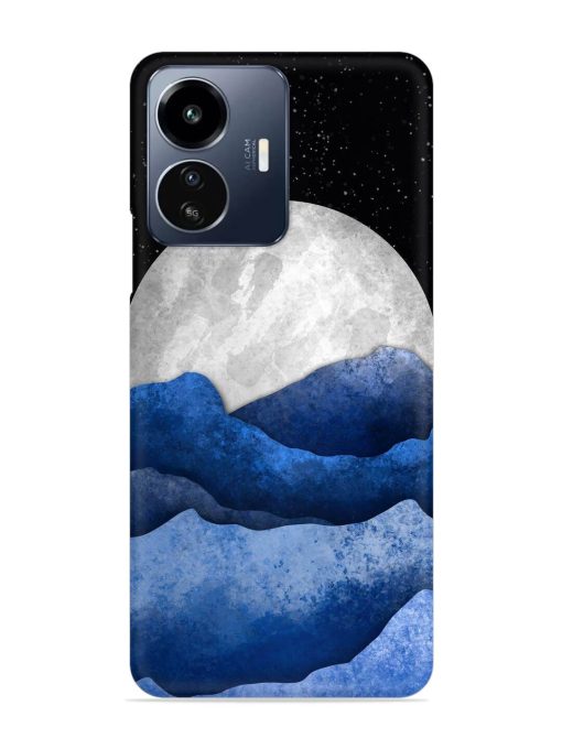 Full Moon Mountain Vector Snap Case for Iqoo Z6 Lite