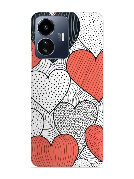 Girly Heart Seamless Snap Case for Iqoo Z6 Lite Zapvi