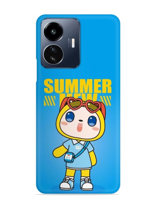 Summer Mew Cartoon Snap Case for Iqoo Z6 Lite