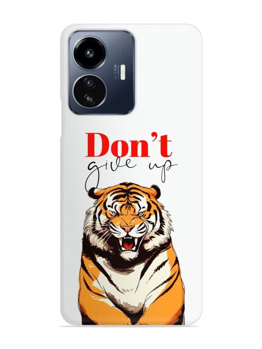 Don'T Give Up Tiger Art Snap Case for Iqoo Z6 Lite