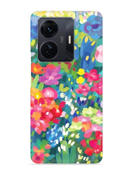 Watercolor Flower Art Snap Case for Iqoo Z6 Pro Zapvi