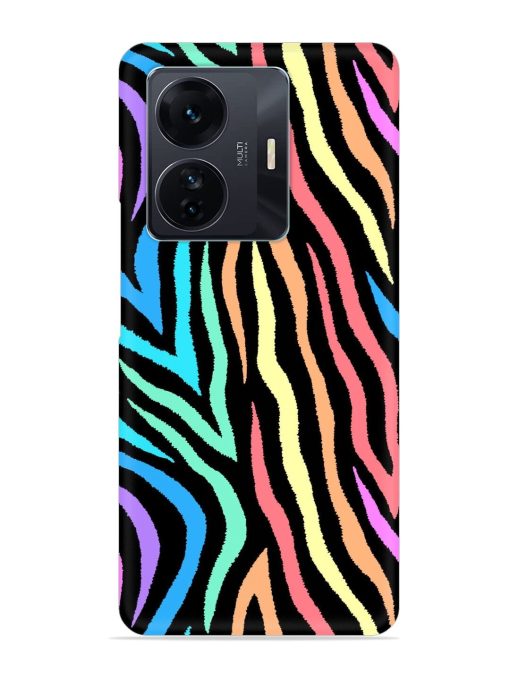 Colorful Abstract Zebra Snap Case for Iqoo Z6 Pro Zapvi