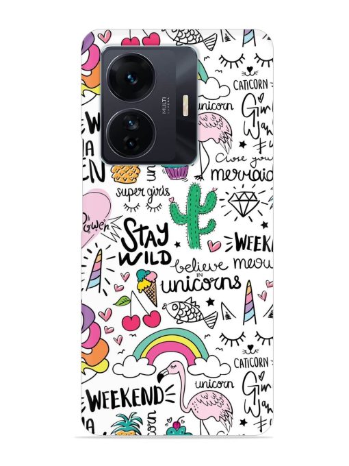 Unicorn Ice Cream Snap Case for Iqoo Z6 Pro