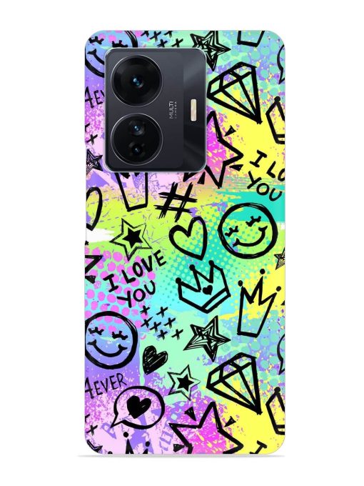 Bright Seamless Pattern Snap Case for Iqoo Z6 Pro Zapvi