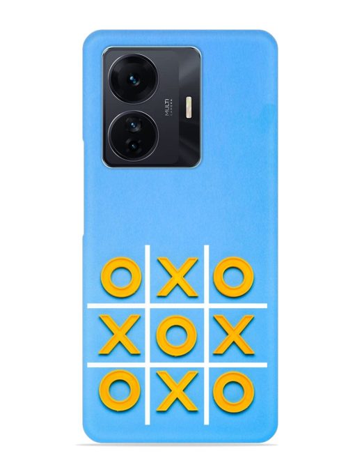 Yellow Plastic Crosses Snap Case for Iqoo Z6 Pro Zapvi