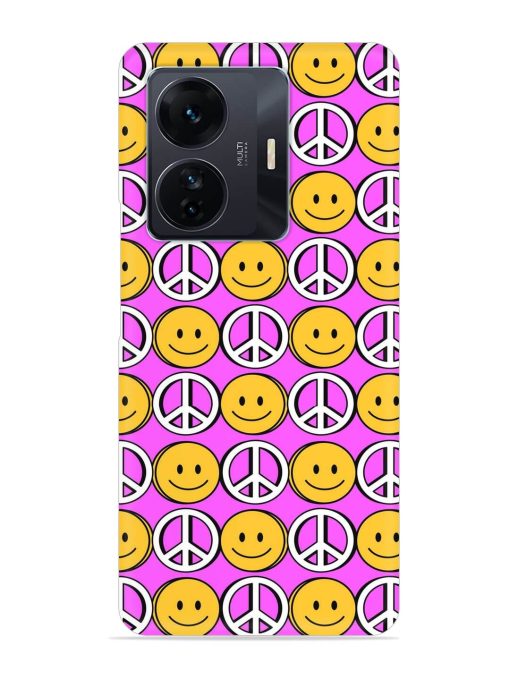 Smiley Face Peace Snap Case for Iqoo Z6 Pro Zapvi