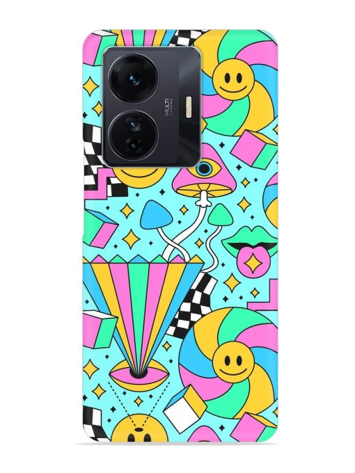 Trippy Rainbow 60S Snap Case for Iqoo Z6 Pro Zapvi