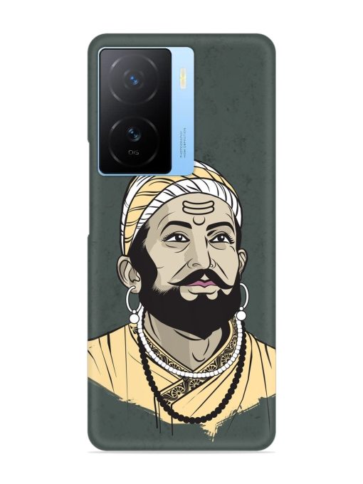 Shivaji Maharaj Vector Art Snap Case for Iqoo Z7 (5G) Zapvi