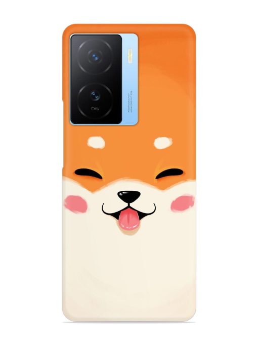 Cute Dog Face Vector Snap Case for Iqoo Z7 (5G)