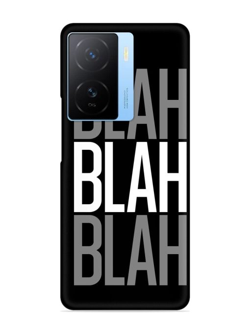 Blah Blah Blah Wallpaper Snap Case for Iqoo Z7 (5G)