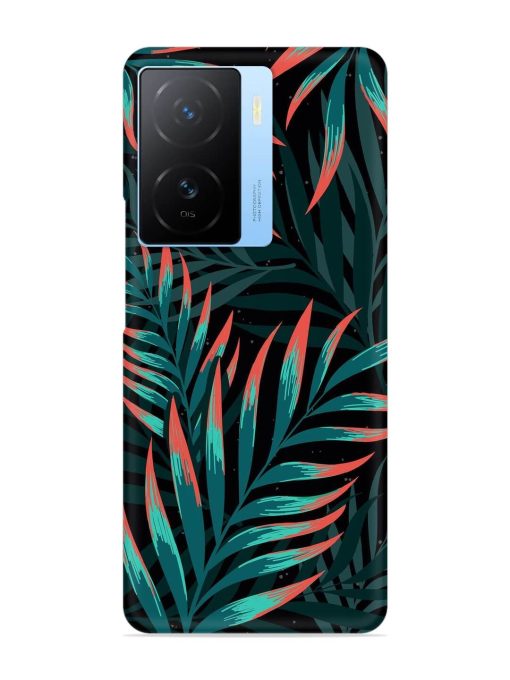 Green Leaf Art Snap Case for Iqoo Z7 (5G) Zapvi