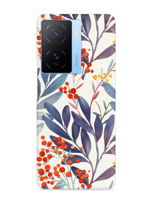 Seamless Floral Pattern Snap Case for Iqoo Z7 (5G) Zapvi