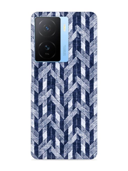 Abstract Herringbone Motif Snap Case for Iqoo Z7 (5G) Zapvi