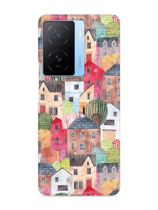 Abstract Seamless Pattern Snap Case for Iqoo Z7 (5G)