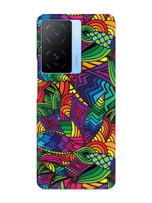 Abstract Multicolor Seamless Snap Case for Iqoo Z7 (5G) Zapvi