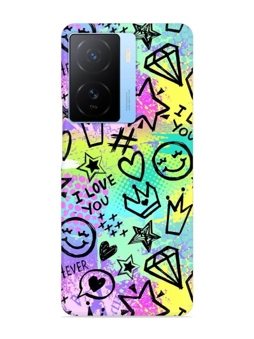 Bright Seamless Pattern Snap Case for Iqoo Z7 (5G)