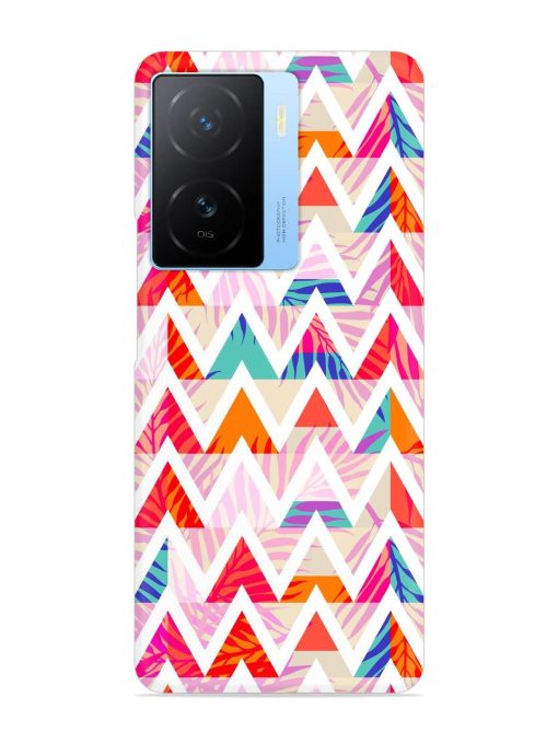 Abstract Triangle Background Snap Case for Iqoo Z7 (5G)