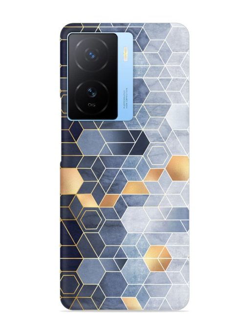 Geometric Abstraction Hexagons Snap Case for Iqoo Z7 (5G) Zapvi