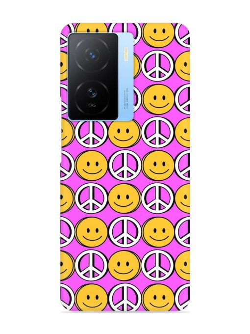 Smiley Face Peace Snap Case for Iqoo Z7 (5G) Zapvi