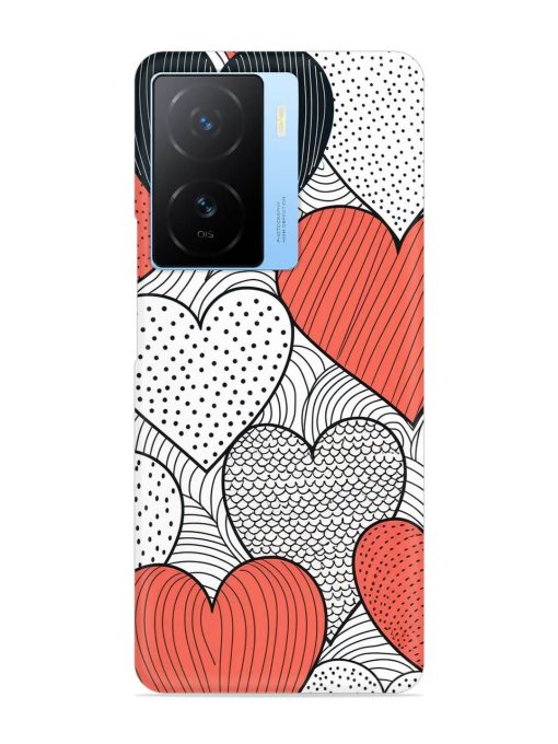 Girly Heart Seamless Snap Case for Iqoo Z7 (5G)