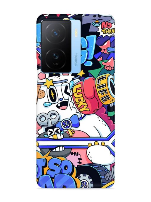 Universal Doodle Snap Case for Iqoo Z7 (5G) Zapvi