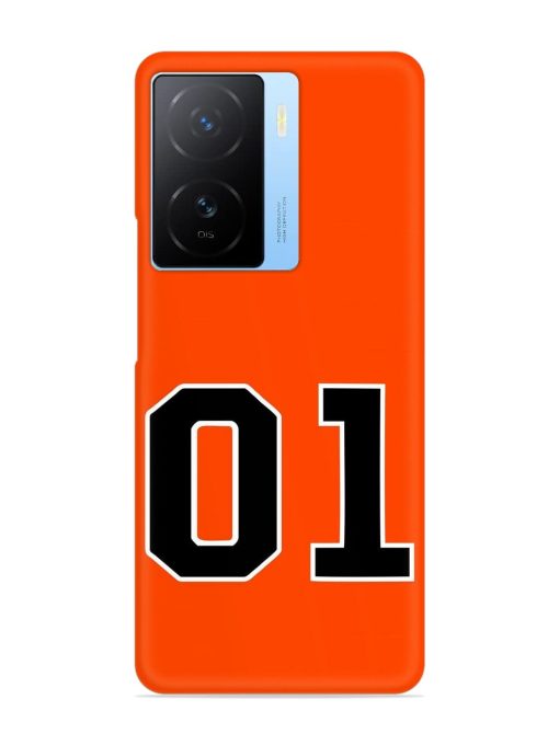 01 Number Snap Case for Iqoo Z7 (5G) Zapvi