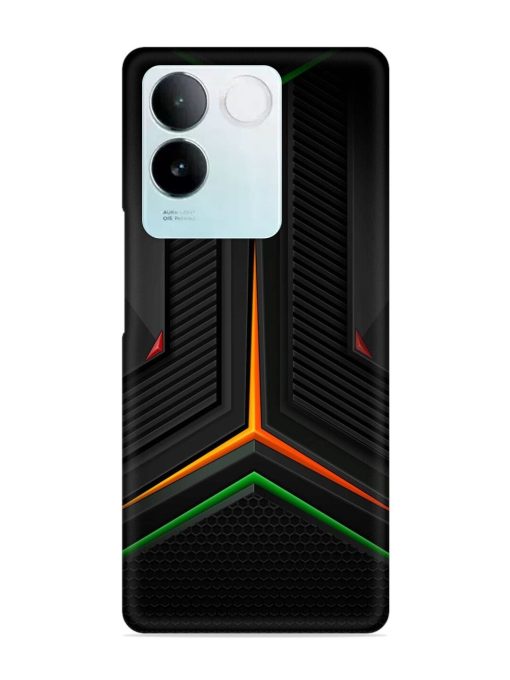 Orange Triangle Light Snap Case for Iqoo Z7 Pro (5G) Zapvi