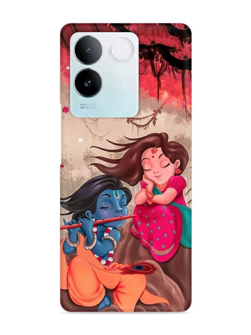 Radhe Krishna Water Art Snap Case for Iqoo Z7 Pro (5G)