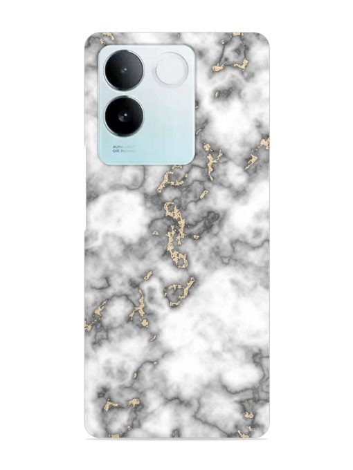 Gray And Gold Marble Snap Case for Iqoo Z7 Pro (5G) Zapvi