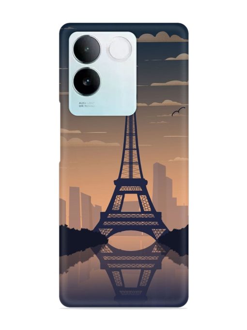 France Paris Eiffel Tower Gradient Snap Case for Iqoo Z7 Pro (5G)