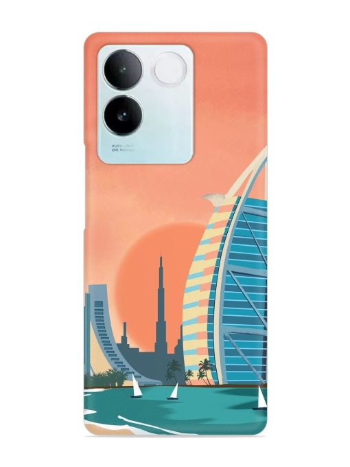 Dubai Architectural Scenery Snap Case for Iqoo Z7 Pro (5G) Zapvi