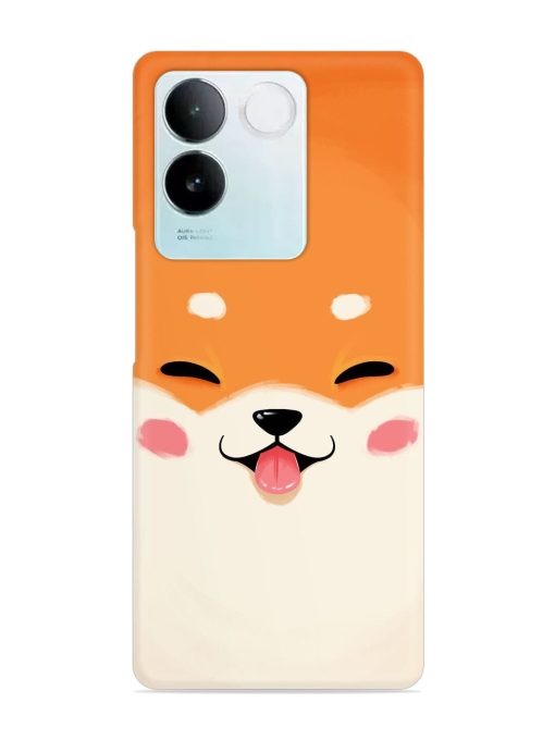 Cute Dog Face Vector Snap Case for Iqoo Z7 Pro (5G) Zapvi