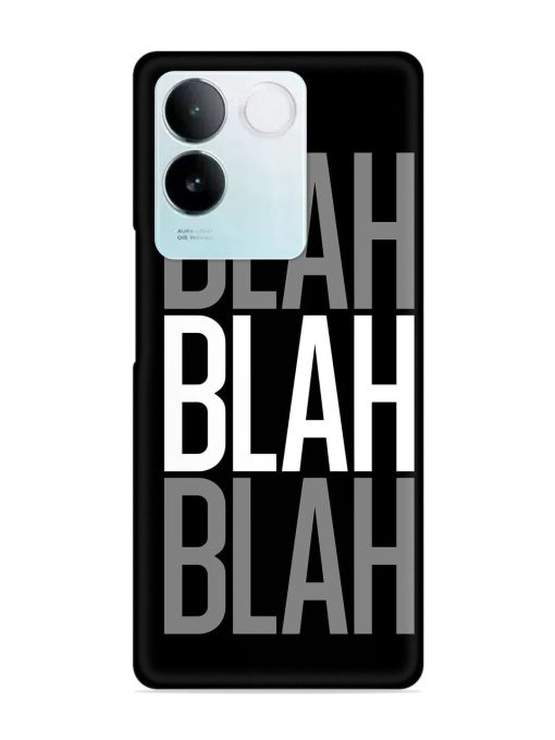 Blah Blah Blah Wallpaper Snap Case for Iqoo Z7 Pro (5G)