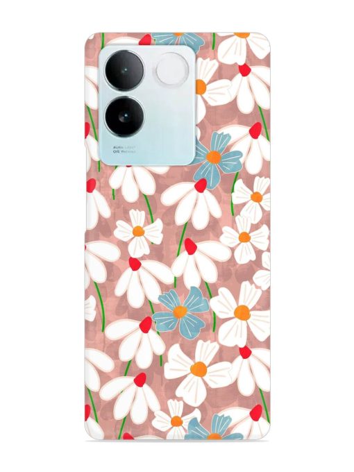 Abstract Petal Flowers Snap Case for Iqoo Z7 Pro (5G) Zapvi