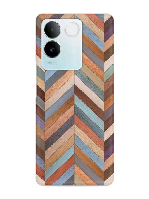 Seamless Wood Parquet Snap Case for Iqoo Z7 Pro (5G) Zapvi