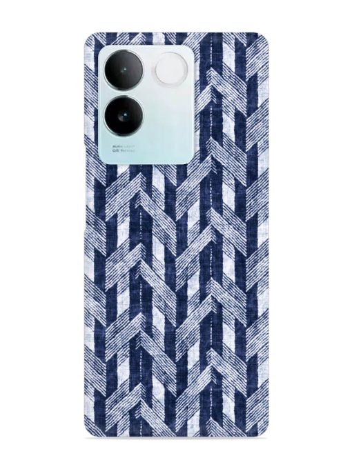 Abstract Herringbone Motif Snap Case for Iqoo Z7 Pro (5G) Zapvi