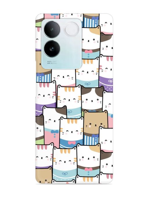 Cute Adorable Cat Snap Case for Iqoo Z7 Pro (5G)