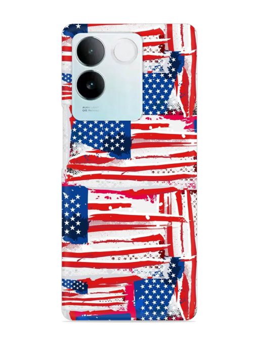 Usa Flag Seamless Snap Case for Iqoo Z7 Pro (5G) Zapvi