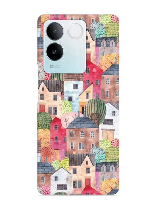 Abstract Seamless Pattern Snap Case for Iqoo Z7 Pro (5G) Zapvi