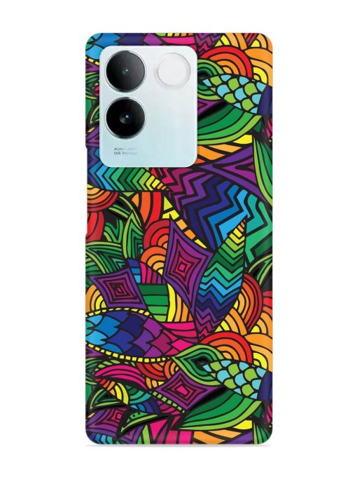 Abstract Multicolor Seamless Snap Case for Iqoo Z7 Pro (5G) Zapvi