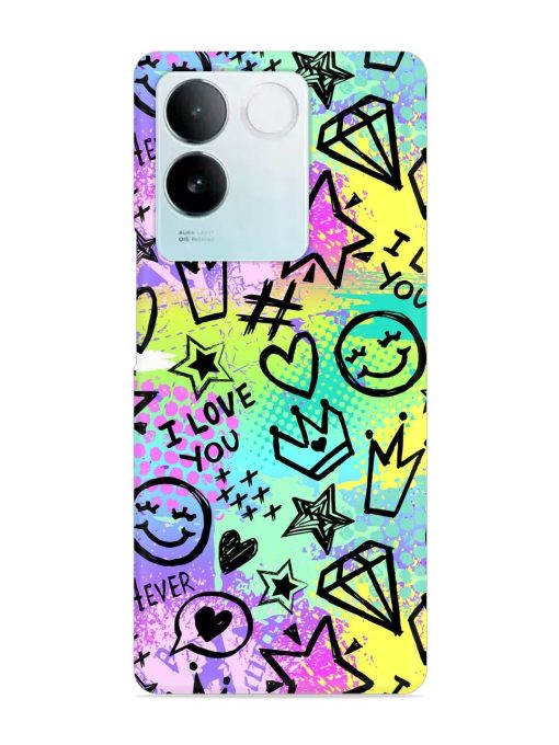 Bright Seamless Pattern Snap Case for Iqoo Z7 Pro (5G)