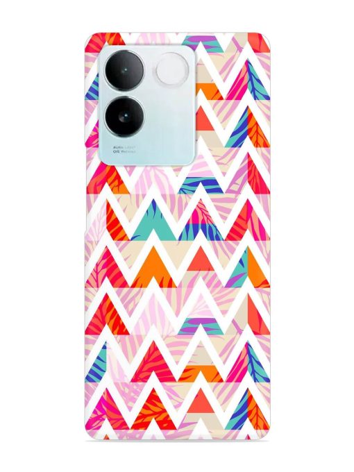 Abstract Triangle Background Snap Case for Iqoo Z7 Pro (5G) Zapvi