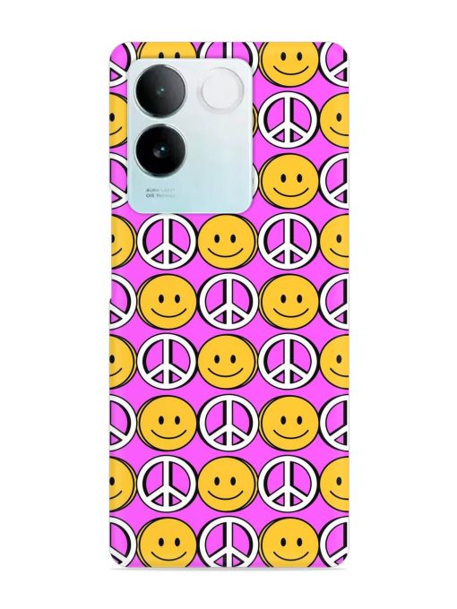 Smiley Face Peace Snap Case for Iqoo Z7 Pro (5G) Zapvi