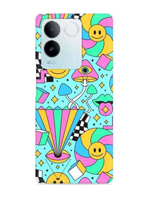 Trippy Rainbow 60S Snap Case for Iqoo Z7 Pro (5G) Zapvi