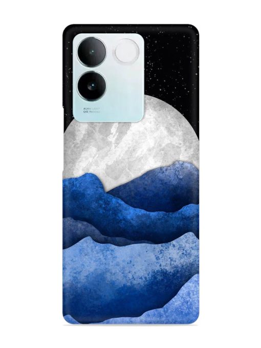 Full Moon Mountain Vector Snap Case for Iqoo Z7 Pro (5G) Zapvi