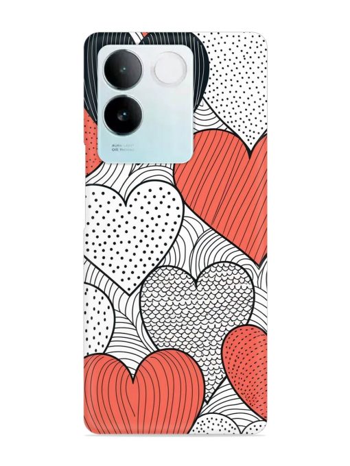 Girly Heart Seamless Snap Case for Iqoo Z7 Pro (5G)